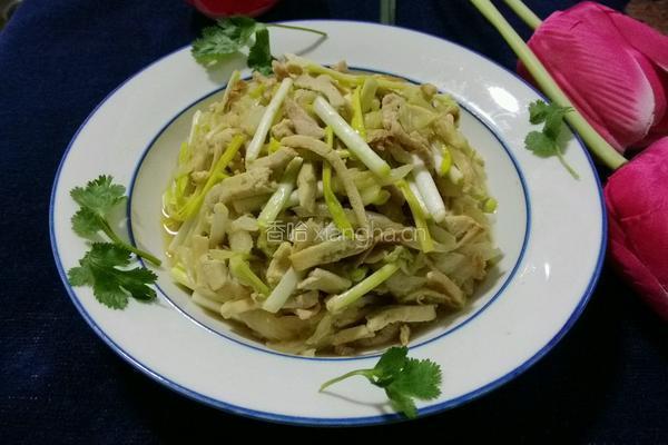 香干韭黄百财肉丝的做法图解8