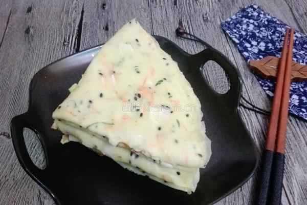 鸡蛋煎饼的做法图解1