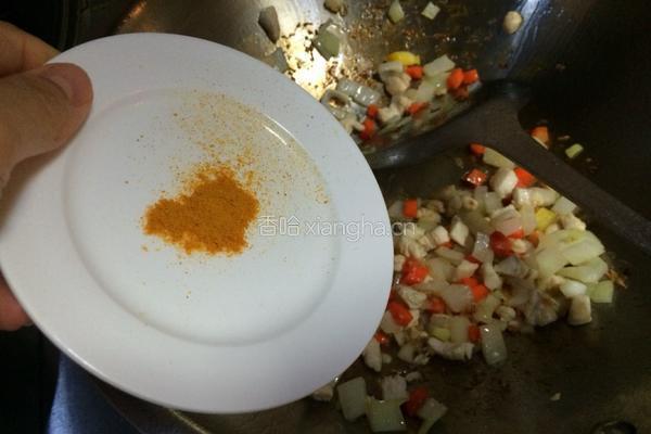鸡丁炒饭的做法图解7