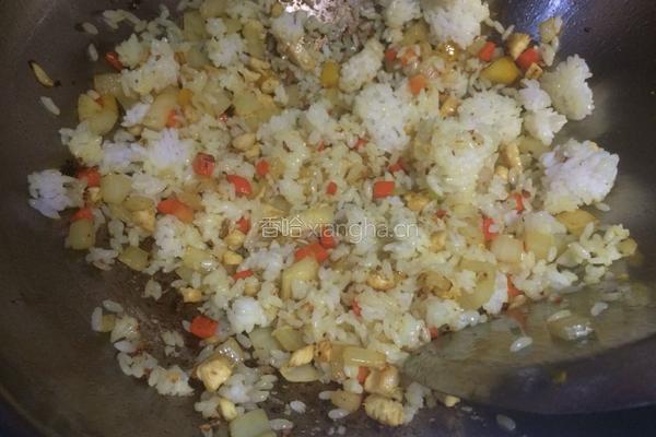 鸡丁炒饭的做法图解8