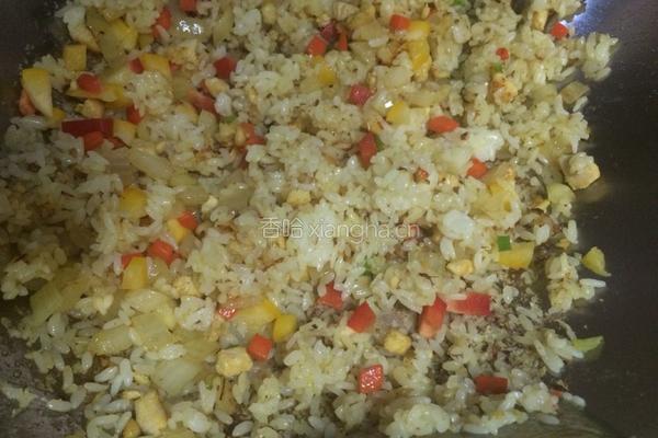 鸡丁炒饭的做法图解9