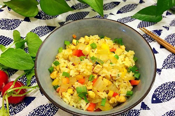 鸡丁炒饭的做法图解12
