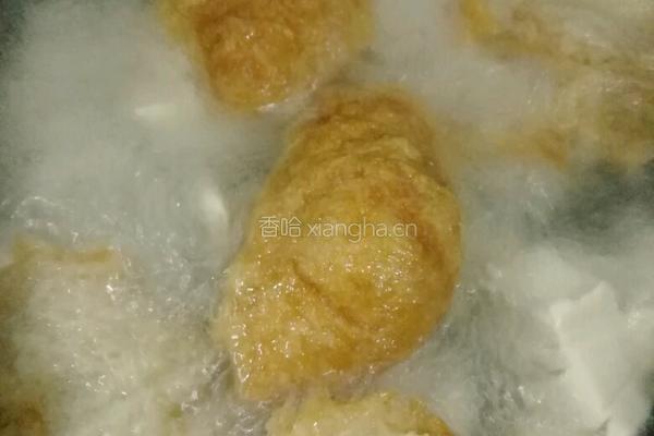 面筋菠菜汤的做法图解8