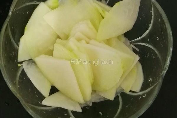 大头芥炒肉片的做法图解3
