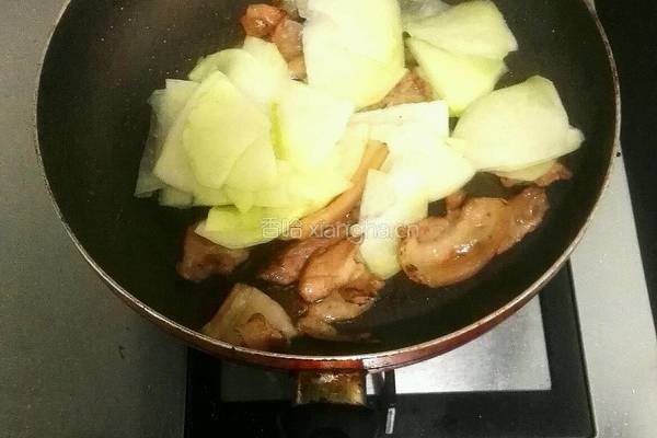大头芥炒肉片的做法图解8