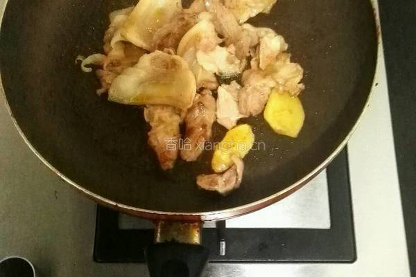大头芥炒肉片的做法图解7
