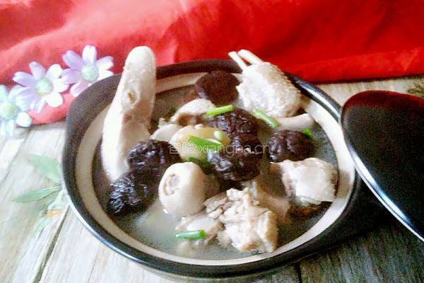 老鸭炖香菇的做法图解13