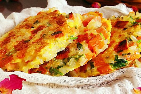 香煎米饭饼的做法图解13