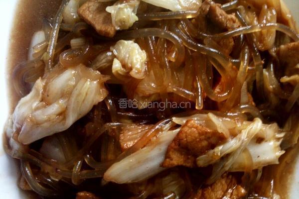 猪肉白菜炖粉条