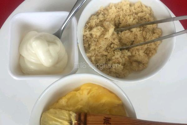 肉松松饼 又名 肉松华夫饼的做法图解3