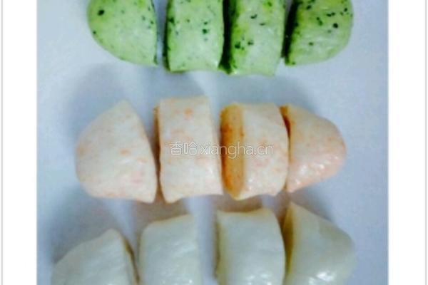 蔬菜花式馒头的做法图解4