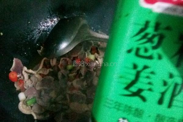 家常爆鸡胗的做法图解5