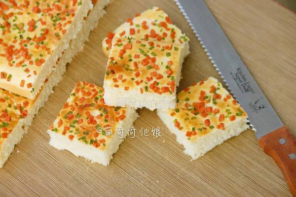 葱香火腿肉松面包的做法图解14