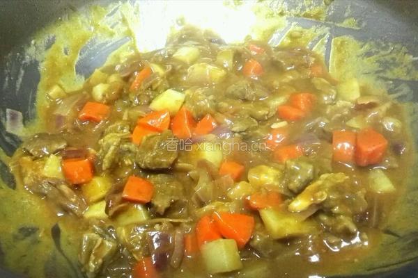 牛腩咖喱饭的做法图解6