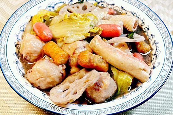 蔬菜虾丸什锦汤的做法图解9