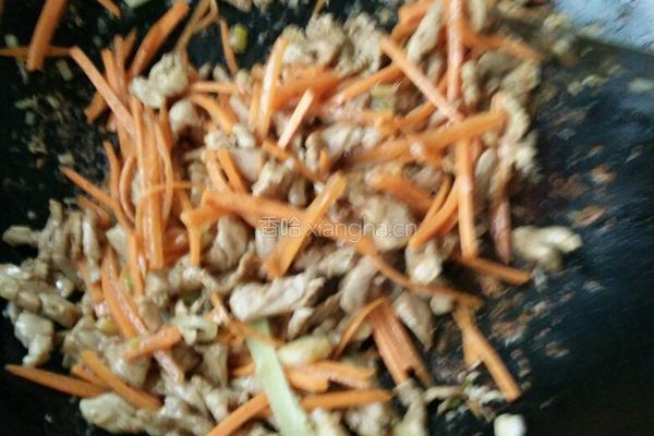 肉丝炒面的做法图解8