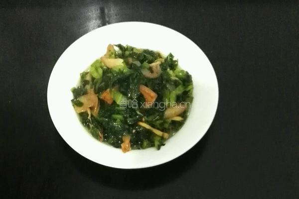 莴苣叶炒肉片的做法图解11