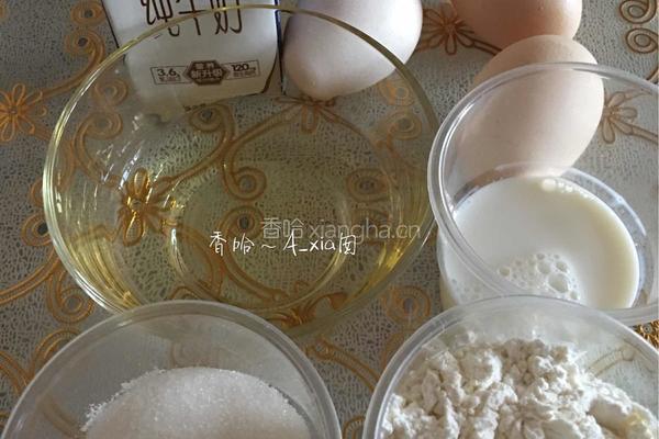 八寸戚风蛋糕的做法图解1