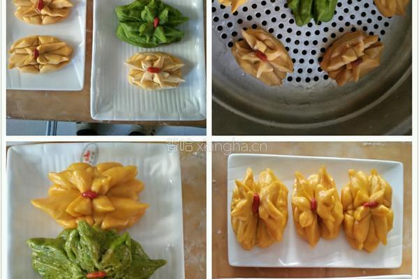 多样玫瑰花卷花样花卷与多样饺子大全的做法图解19