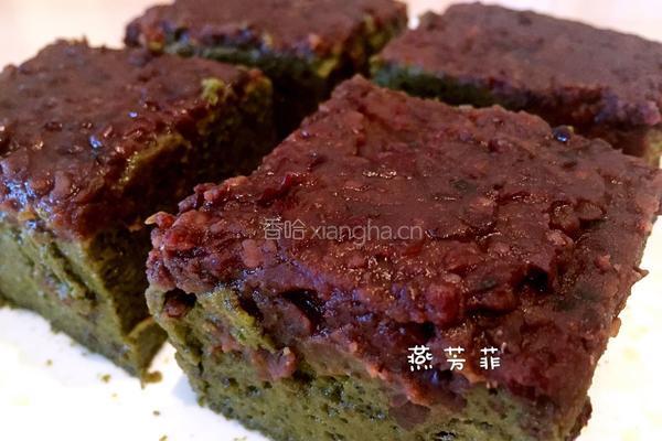 红豆沙抹茶甜点的做法图解13