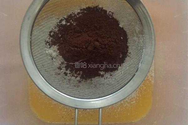 可可戚风蛋糕的做法图解4