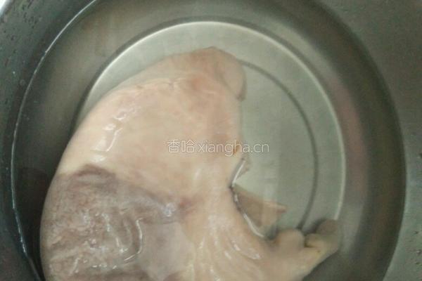 高压锅炖猪肚的做法图解5