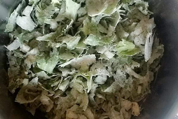 芹菜叶麦饭的做法图解5