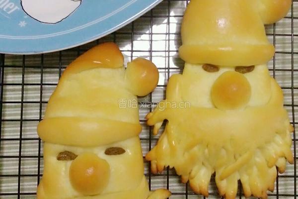 萌萌哒圣诞老人面包的做法图解14