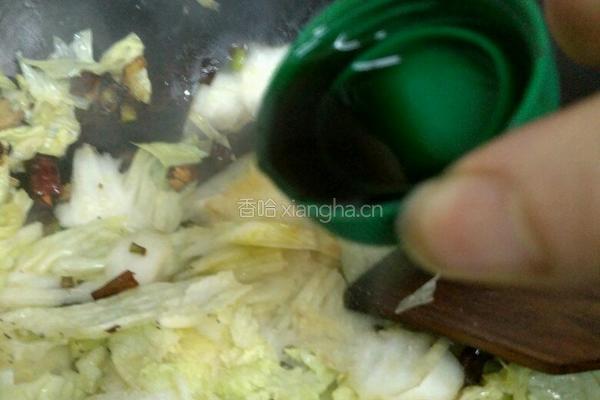 醋溜白菜的做法图解8