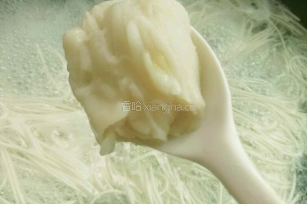 青菜鸡蛋面的做法图解5