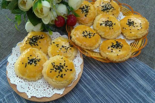 黑白芝麻酥的做法图解2