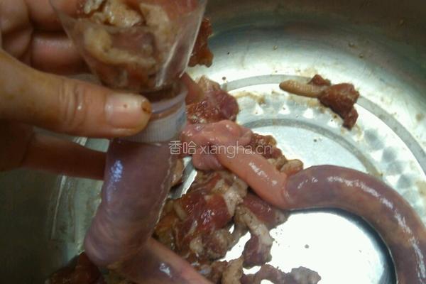 自制手工香肠的做法图解13
