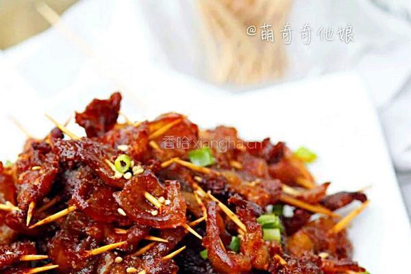 牙签烤五花肉的做法图解12