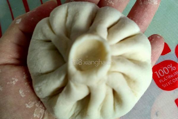 白菜红萝卜肉馅儿包子的做法图解12