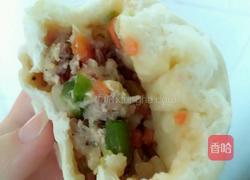 白菜红萝卜肉馅儿包子的做法图解18