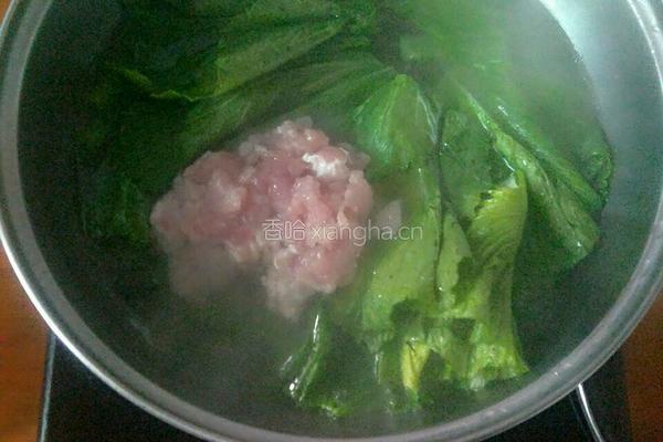 芥菜瘦肉汤的做法图解4