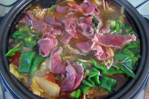 酸爽牛肉锅的做法图解6