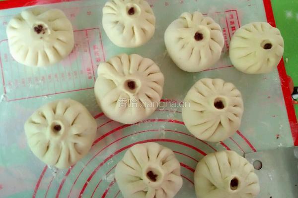 豆沙包子的做法图解9