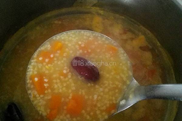 红枣小米南瓜粥的做法图解4