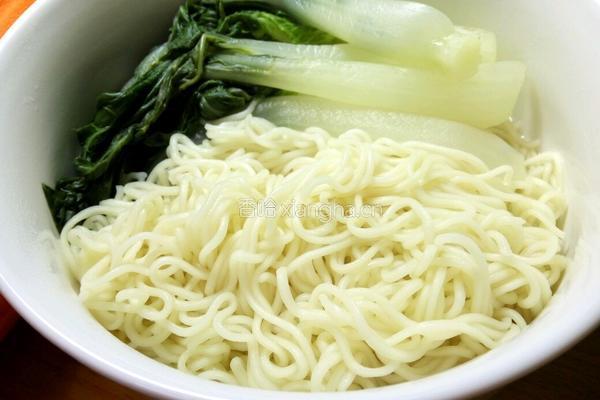 清淡小白菜饼面（电饭煲版）的做法图解5