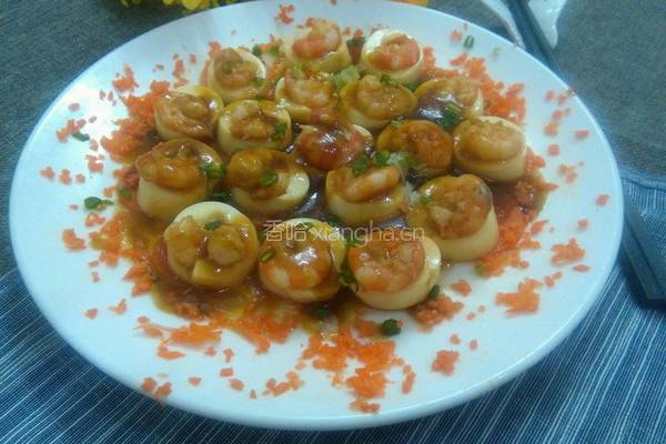 鲜虾日本豆腐的做法图解1