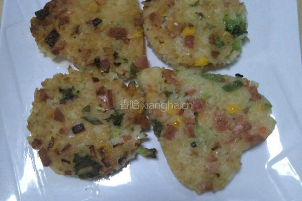 香煎米饭饼的做法图解10
