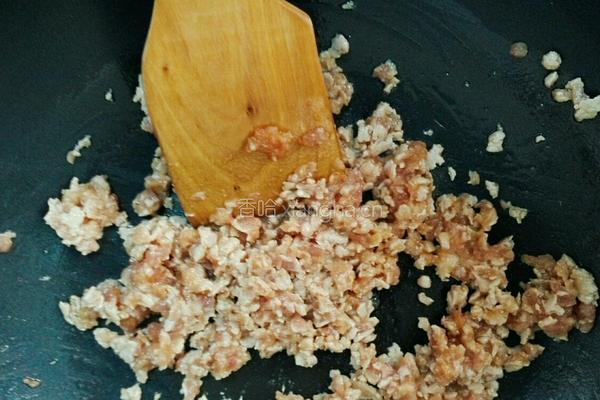 翠玉瓜炒肉末的做法图解4
