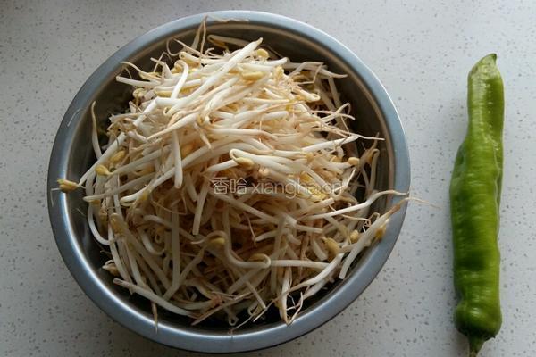 酸辣豆芽的做法图解1