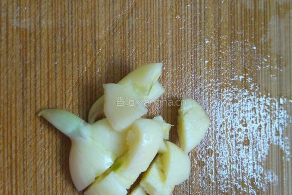 辣炒长白菜的做法图解3
