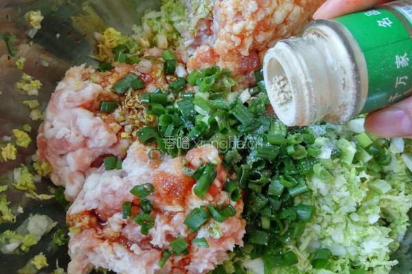 娃娃菜馅饺子的做法图解6