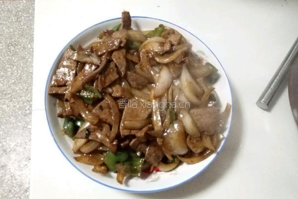 洋葱炒猪肝的做法图解15