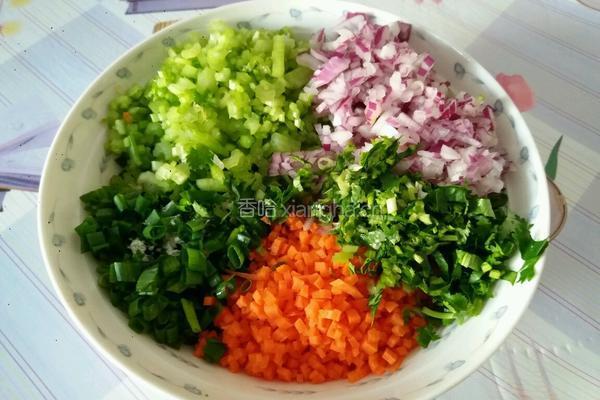 无敌蔬菜燕麦蛋饼的做法图解3