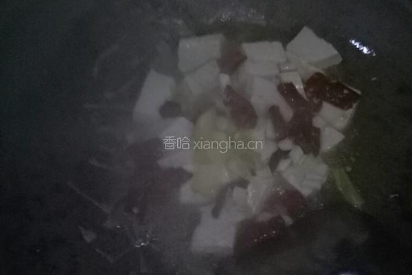 白菜炒豆腐的做法图解5