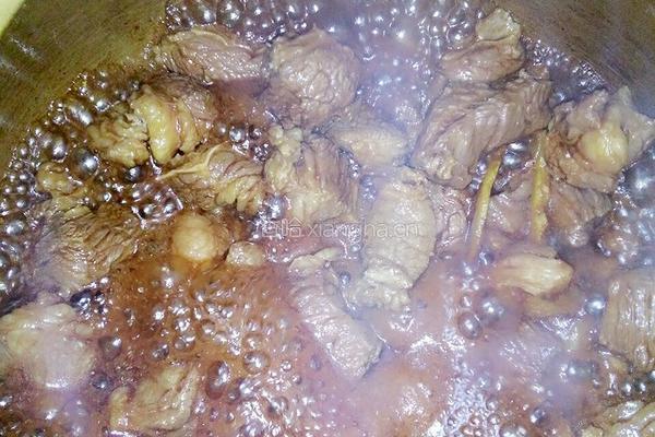 萝卜焖牛腩的做法图解3